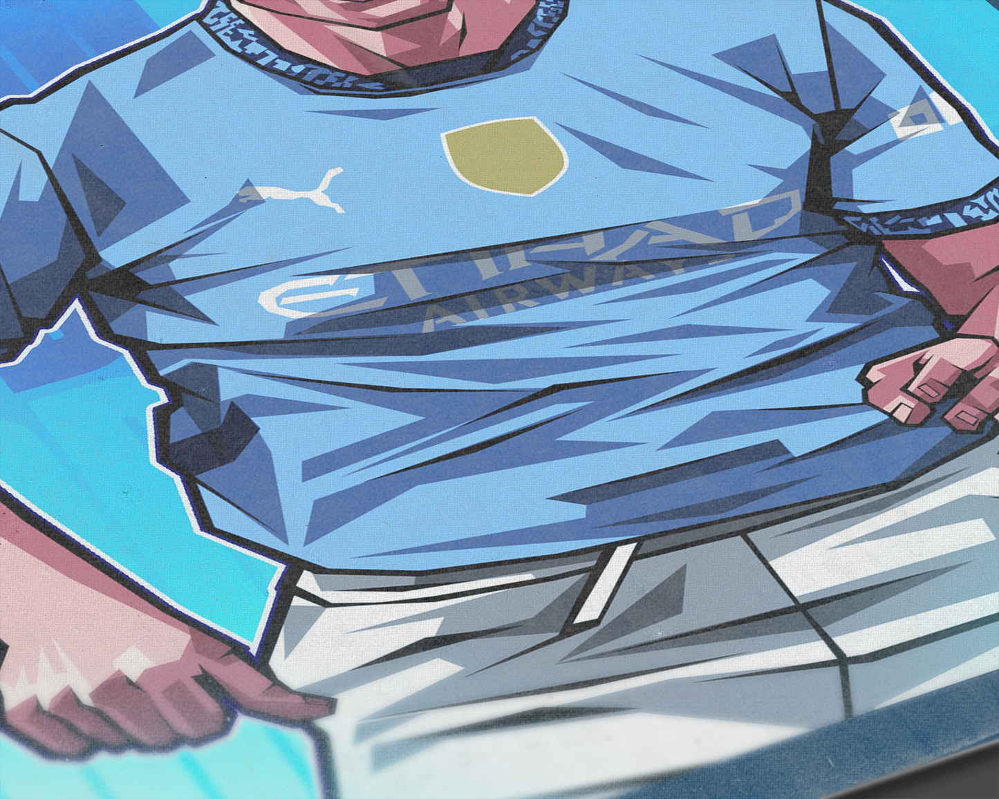 Rodri Glow Art Print