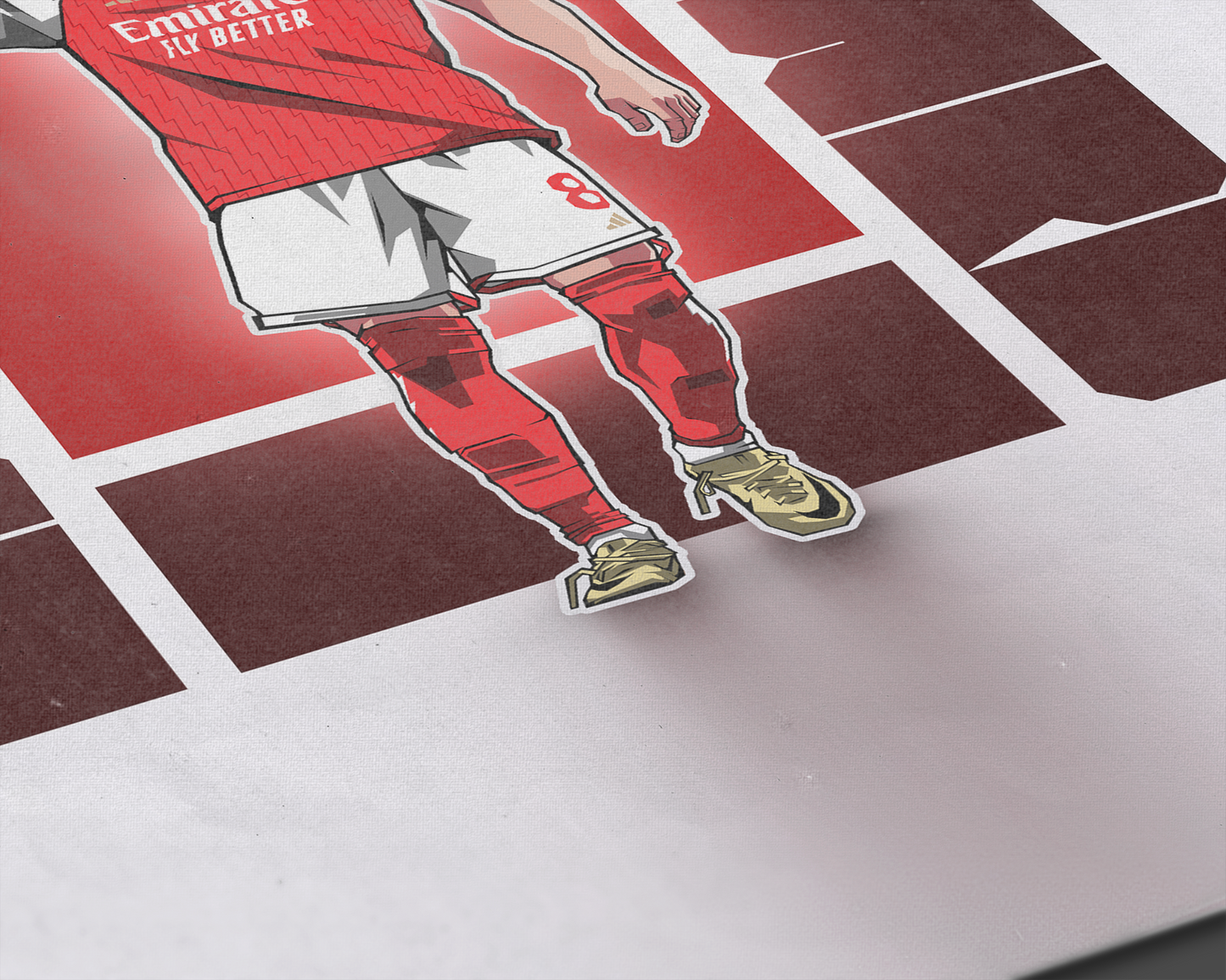 Martin Ødegaard Cube Art Print