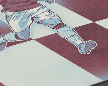Ollie Watkins Sections Art Print