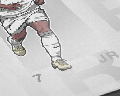 Vinícius Júnior Repeat Art Print