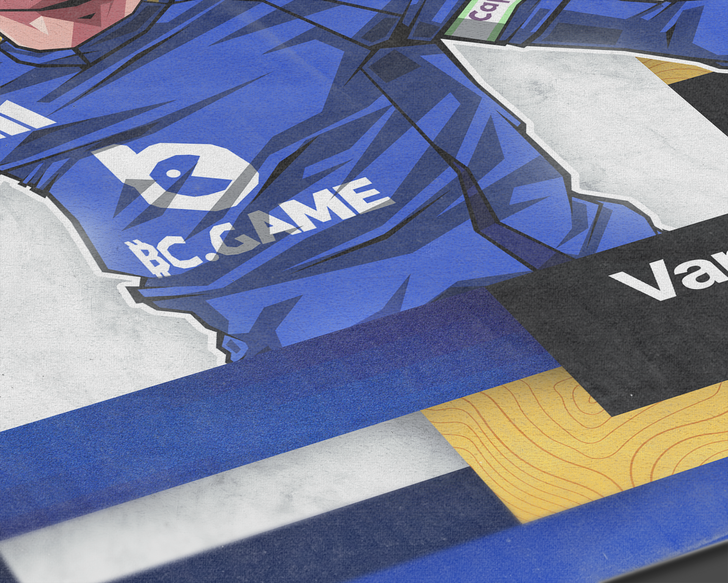 Jamie Vardy Mosaic Art Print