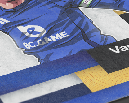 Jamie Vardy Mosaic Art Print