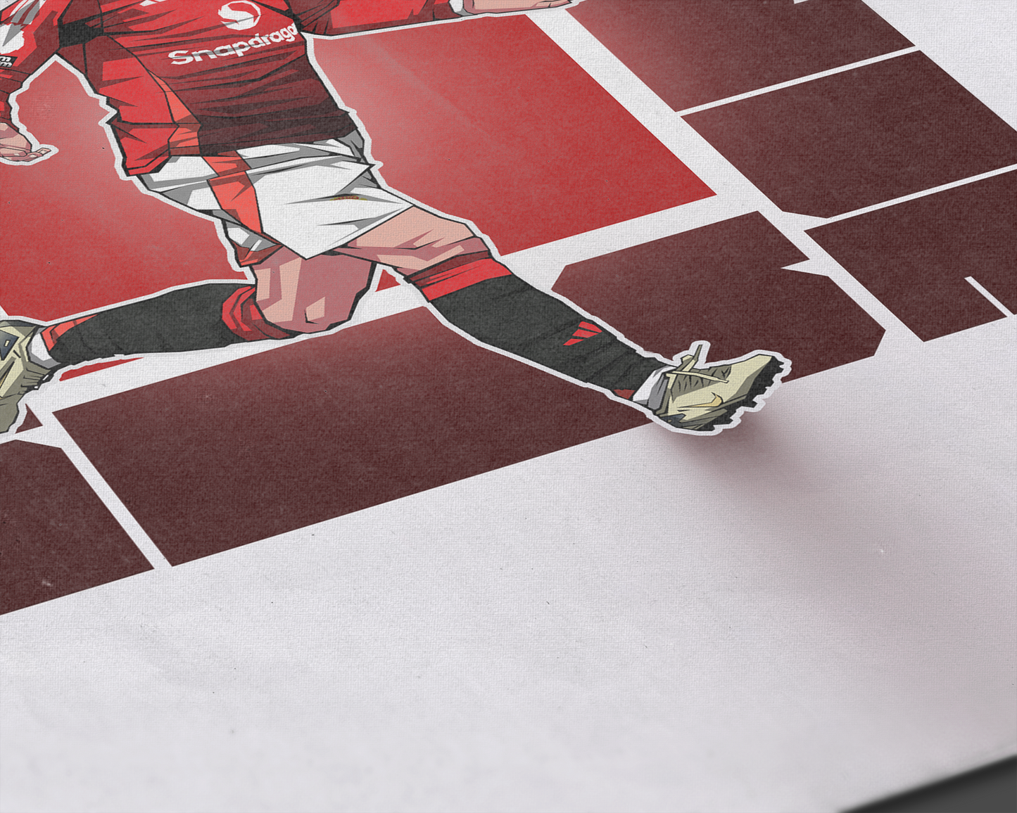 Bruno Fernandes Cube Art Print