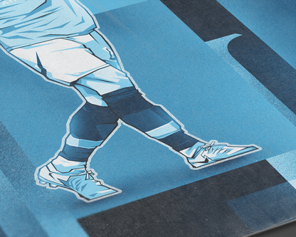 Phil Foden Collage Art Print