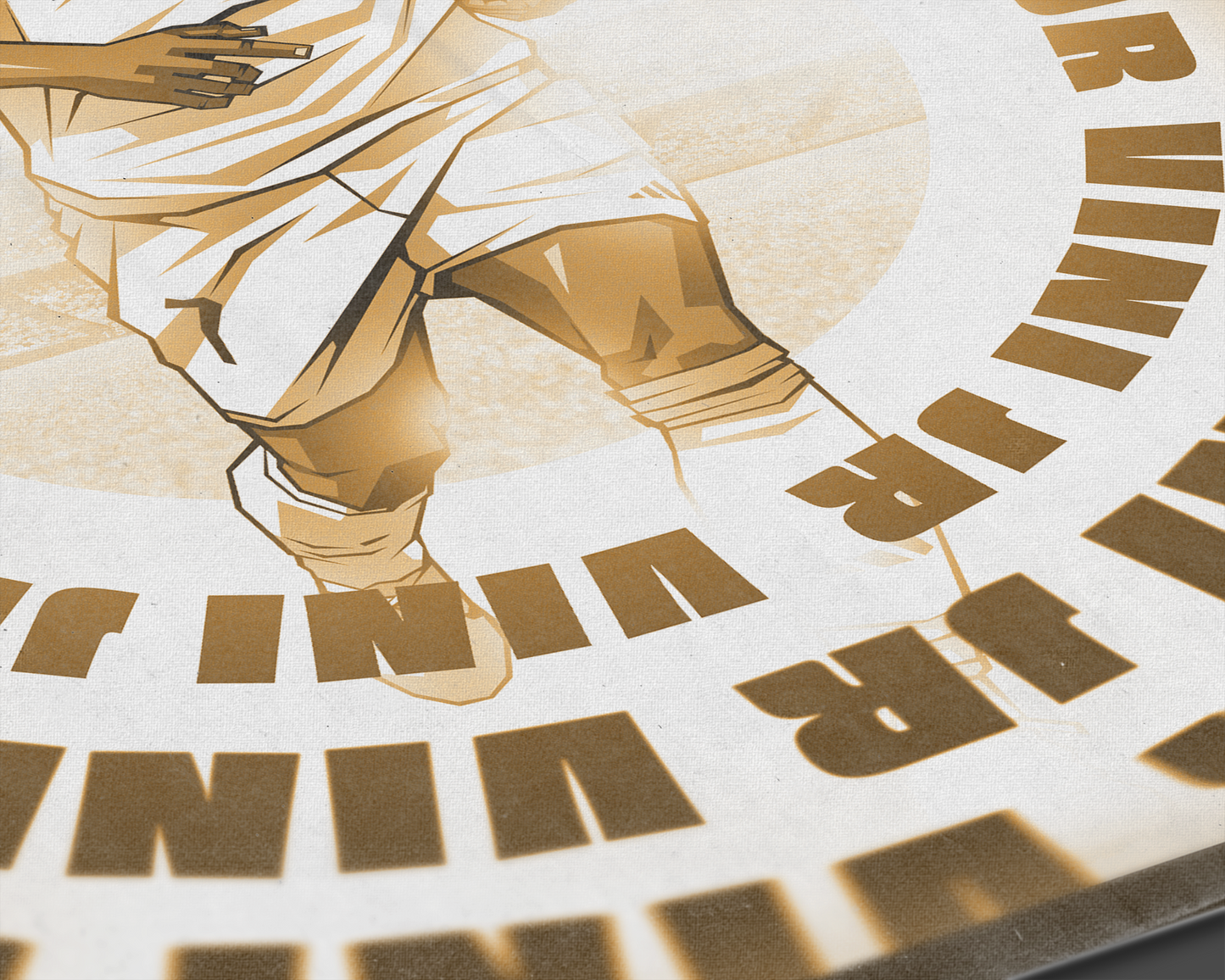 Vinícius Júnior Radial Art Print