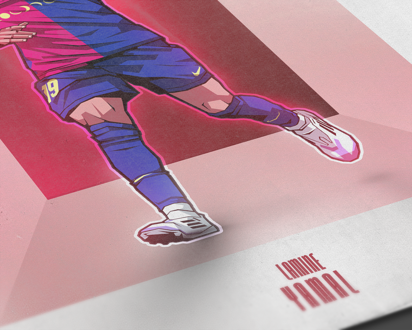 Lamine Yamal Walls Art Print