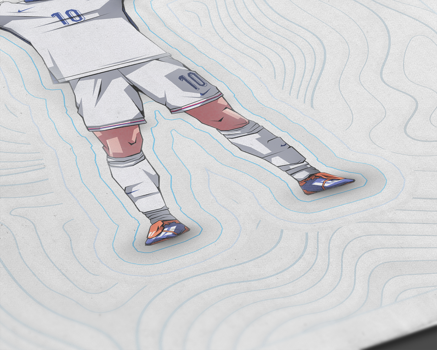 Jude Bellingham Topographic Art Print