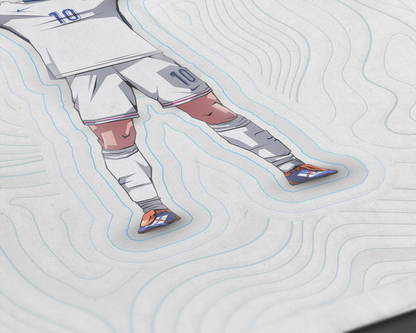 Jude Bellingham Topographic Art Print