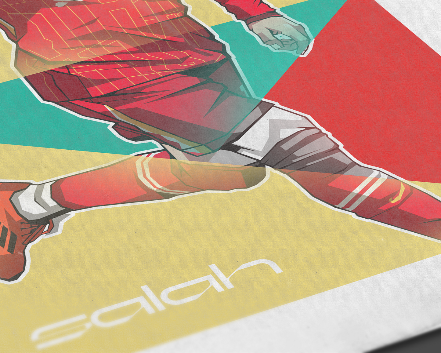 Mohamed Salah Geometric Art Print