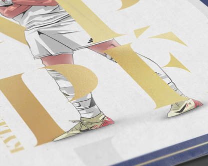 Kylian Mbappé Museum Art Print
