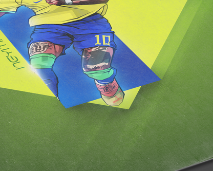 Neymar Jr Light Leak Art Print