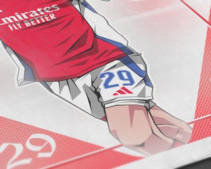Kai Havertz Playing Card Art Print