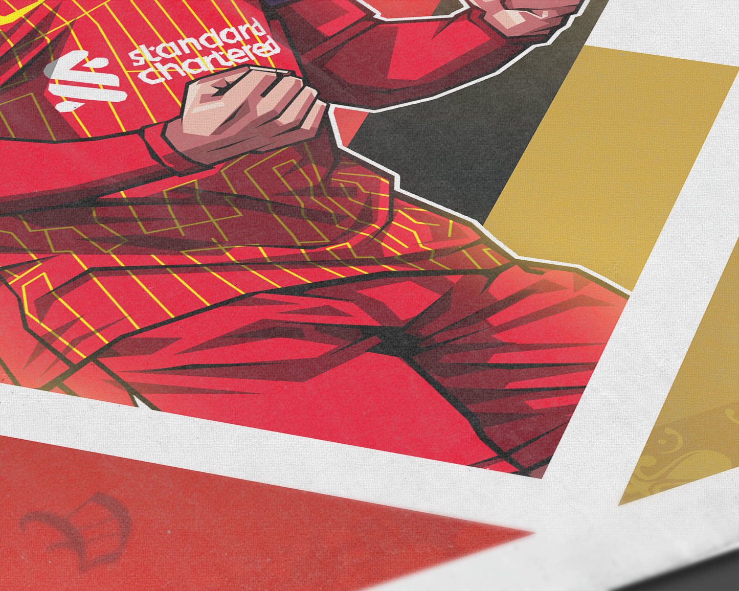 Virgil Van Dijk Diamonds Art Print