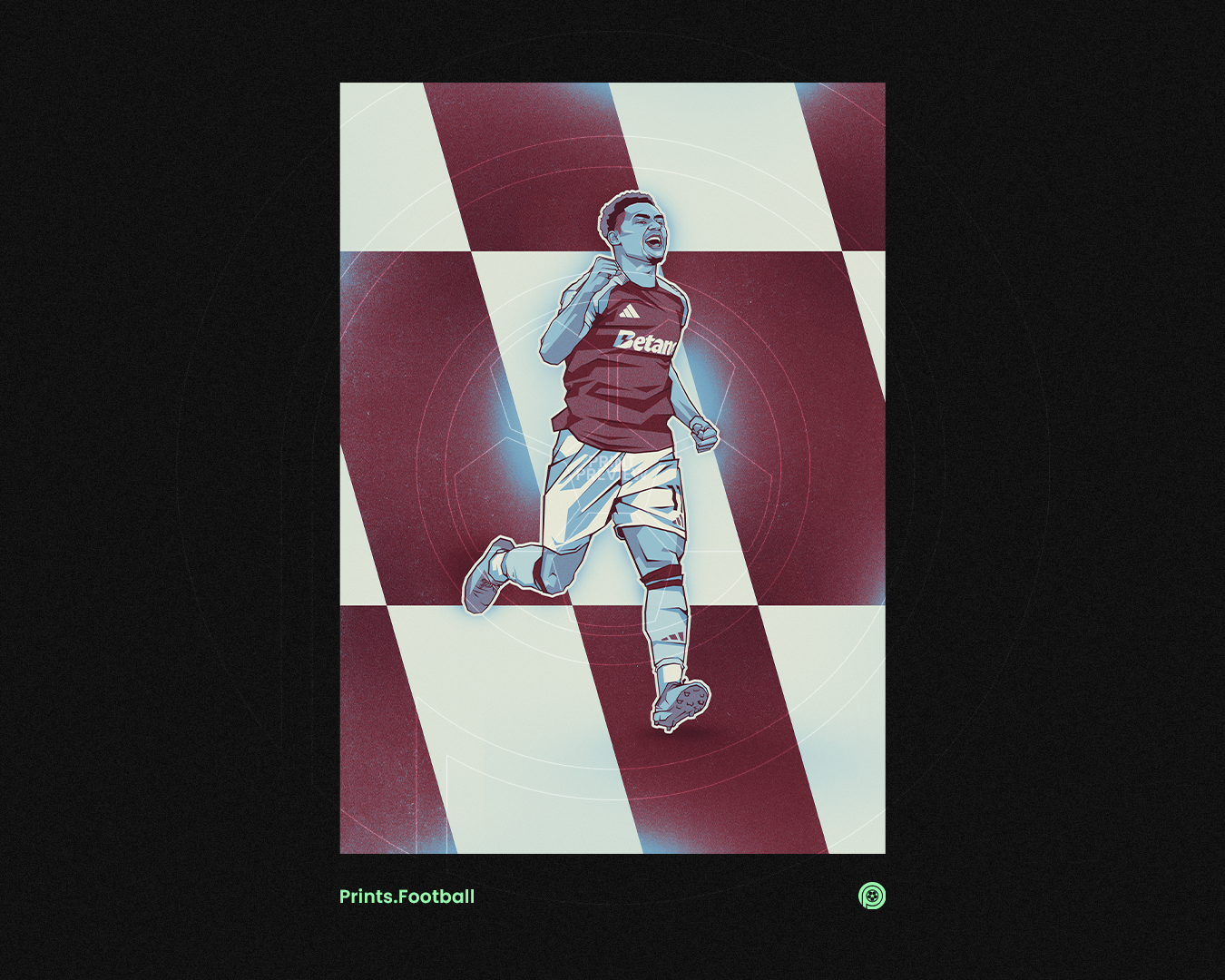 Ollie Watkins Sections Art Print
