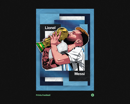 Lionel Messi Mosaic Art Print