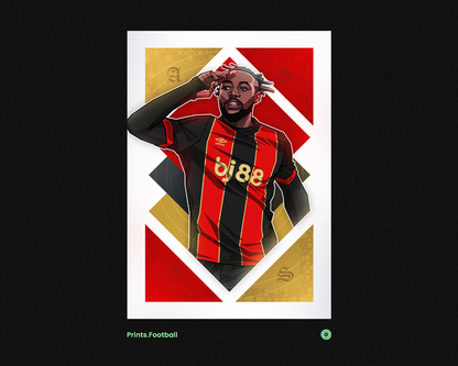 Antoine Semenyo Diamonds Art Print