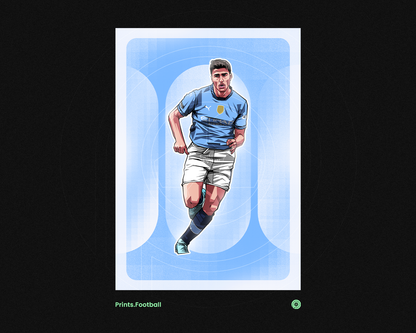 Rodri Rounded Art Print