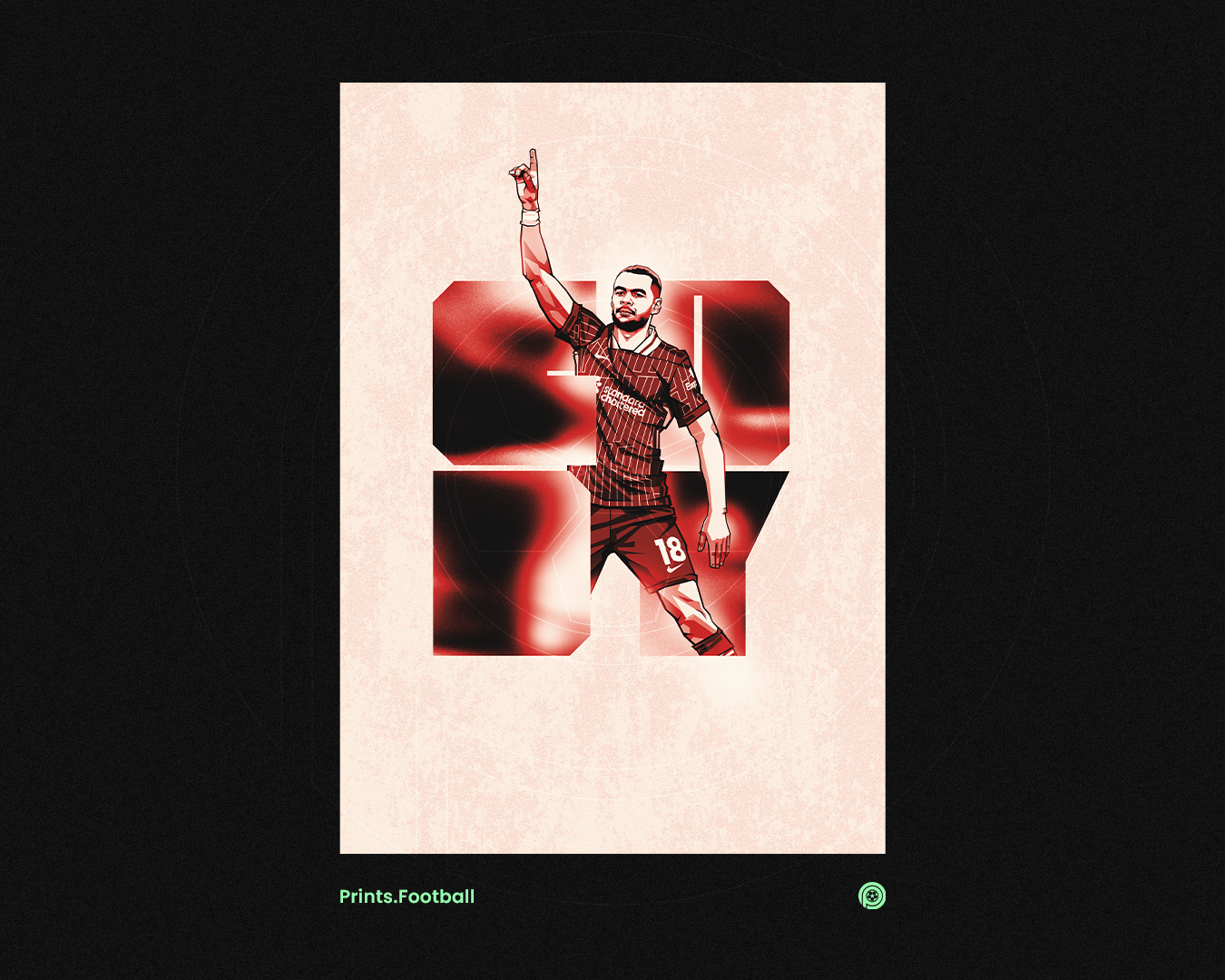 Cody Gakpo Blocks Art Print