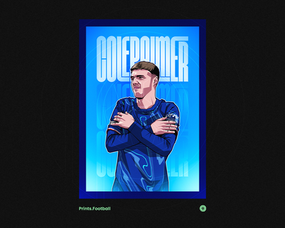 Cole Palmer Glow Art Print