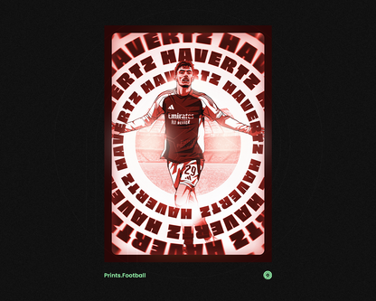 Kai Havertz Radial Art Print