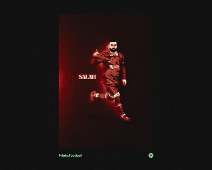 Mohamed Salah Shadows Art Print