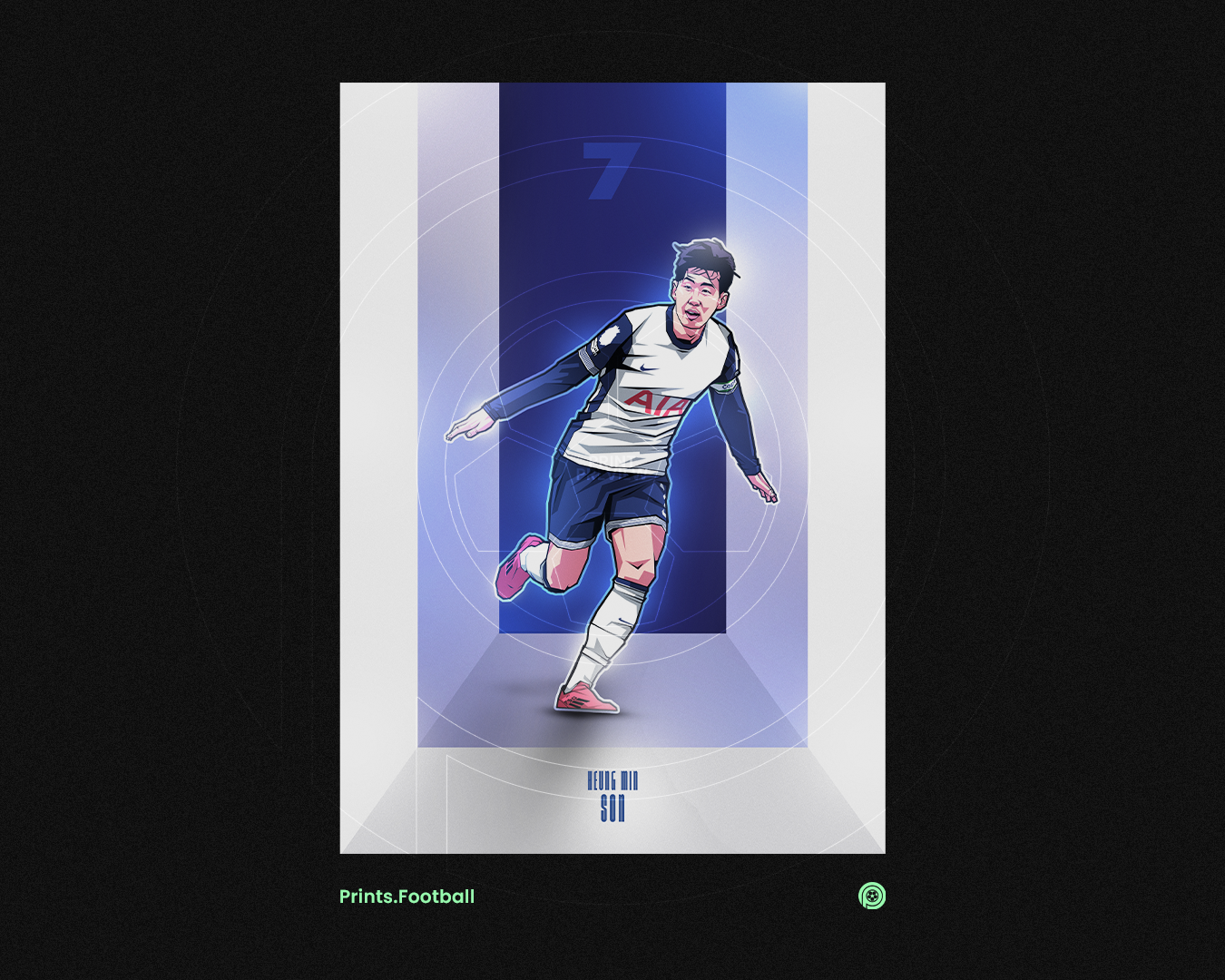 Heung-min Son Walls Art Print