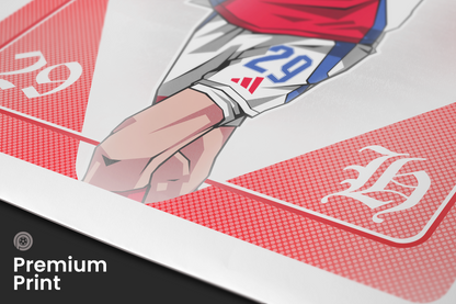 Kai Havertz Playing Card Art Print