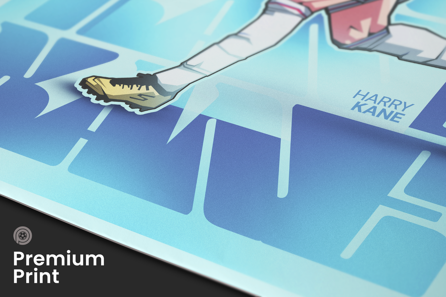 Harry Kane Futuristic Art Print