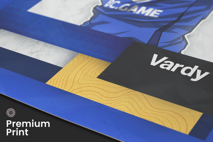 Jamie Vardy Mosaic Art Print