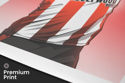 Bryan Mbeumo Gradient Art Print