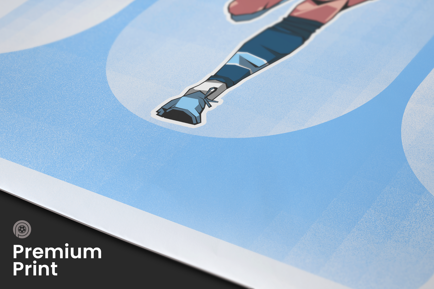 Erling Haaland Rounded Art Print