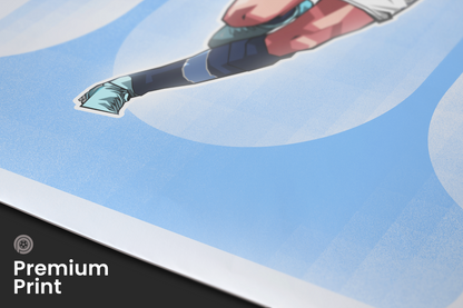Rodri Rounded Art Print