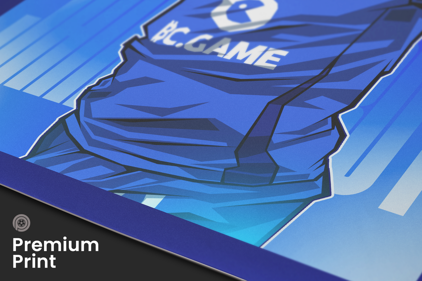 Jamie Vardy Glow Art Print