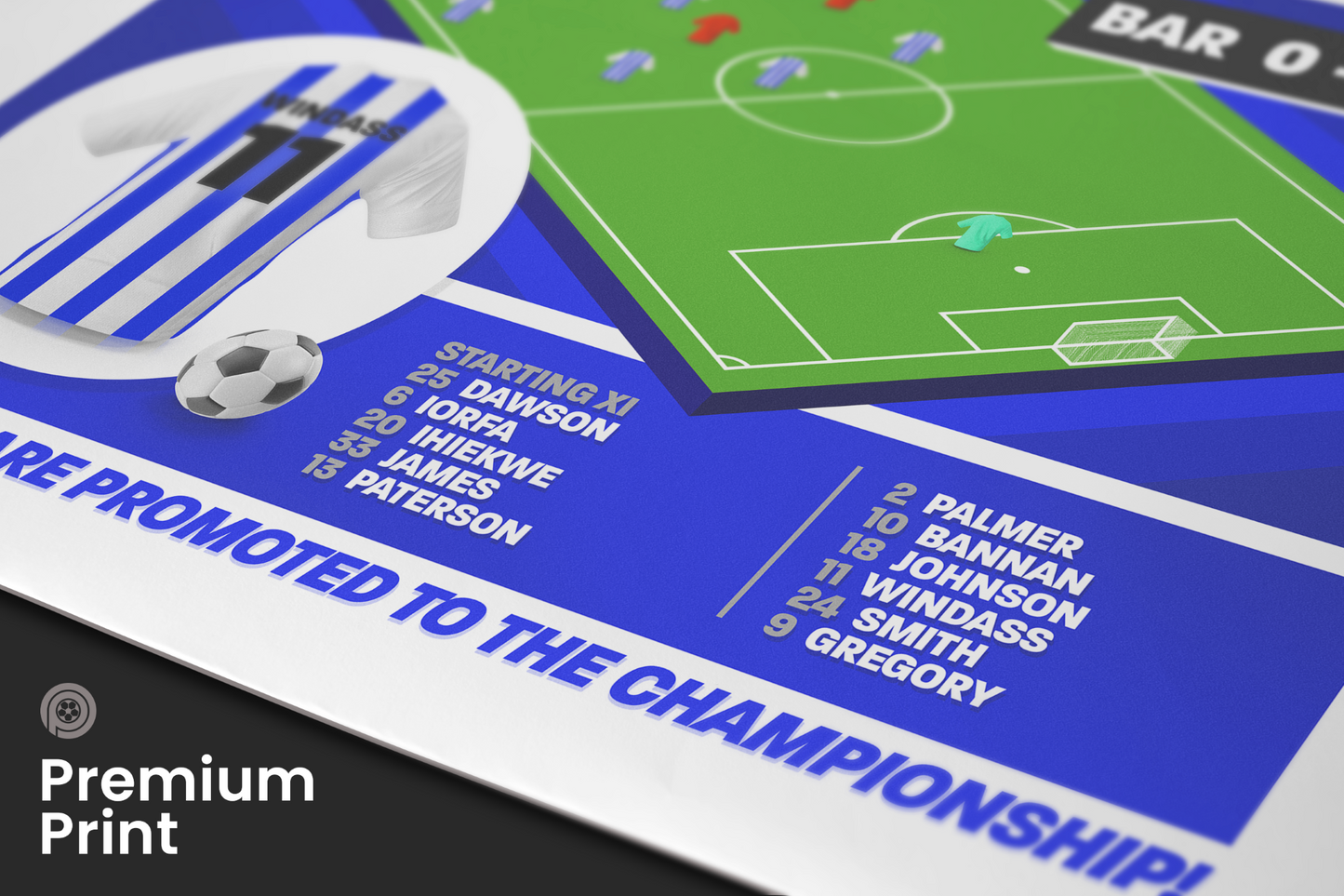 Josh Windass GOAL vs Barnsley | Art Print | 2022/23 League One Play-Off Final | Sheffield Wednesday