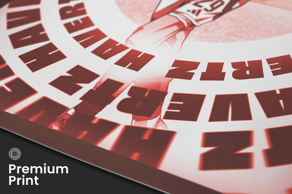 Kai Havertz Radial Art Print