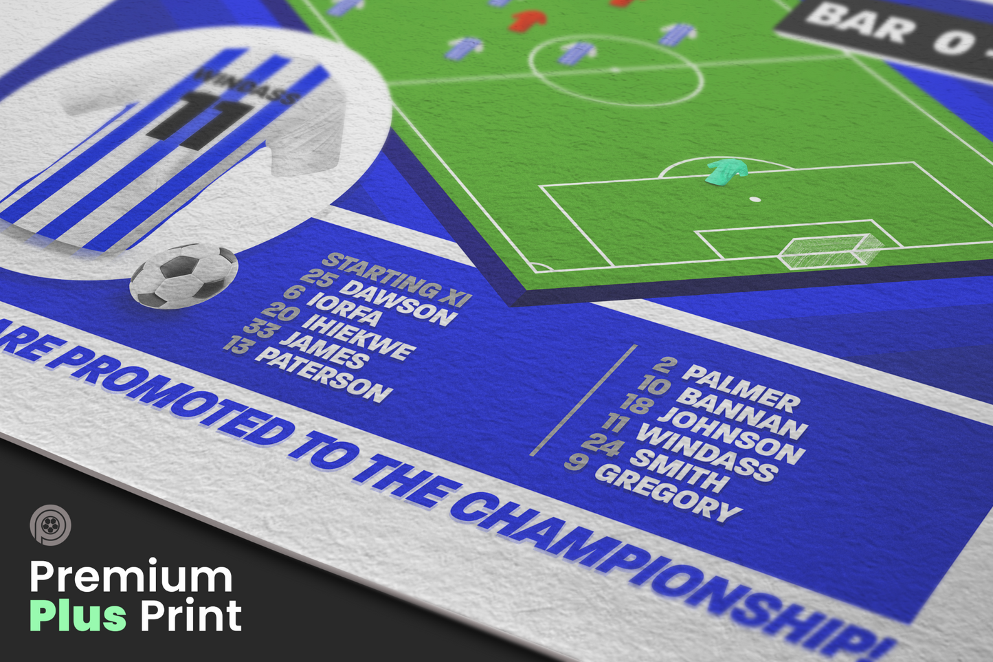 Josh Windass GOAL vs Barnsley | Art Print | 2022/23 League One Play-Off Final | Sheffield Wednesday