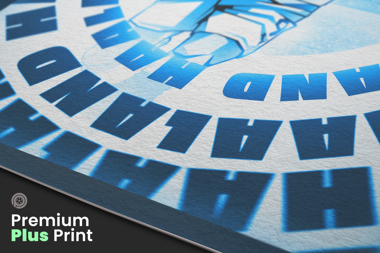 Erling Haaland Radial Art Print