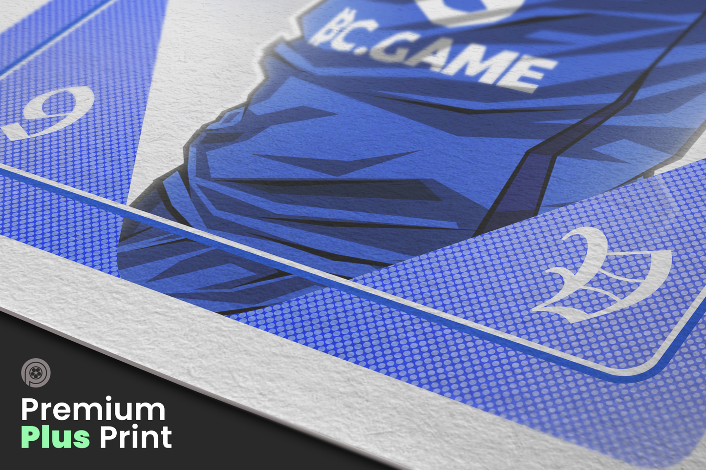 Jamie Vardy Playing Card Art Print
