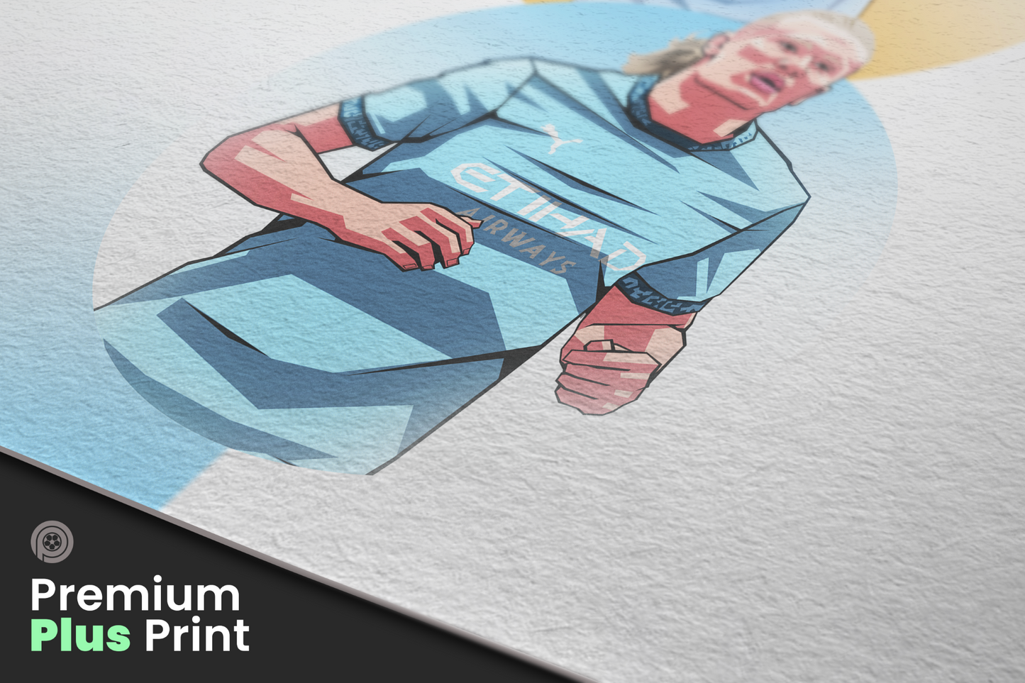 Kevin De Bruyne, Erling Haaland & Phil Foden Trio Spheres Art Print
