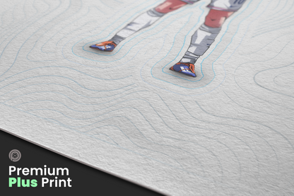 Jude Bellingham Topographic Art Print