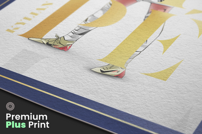Kylian Mbappé Museum Art Print