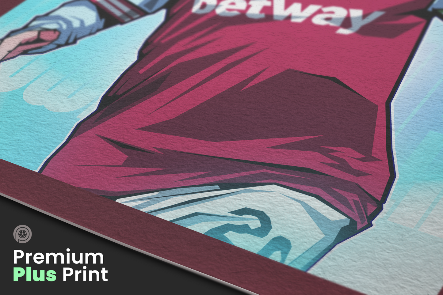Jarrod Bowen Glow Art Print