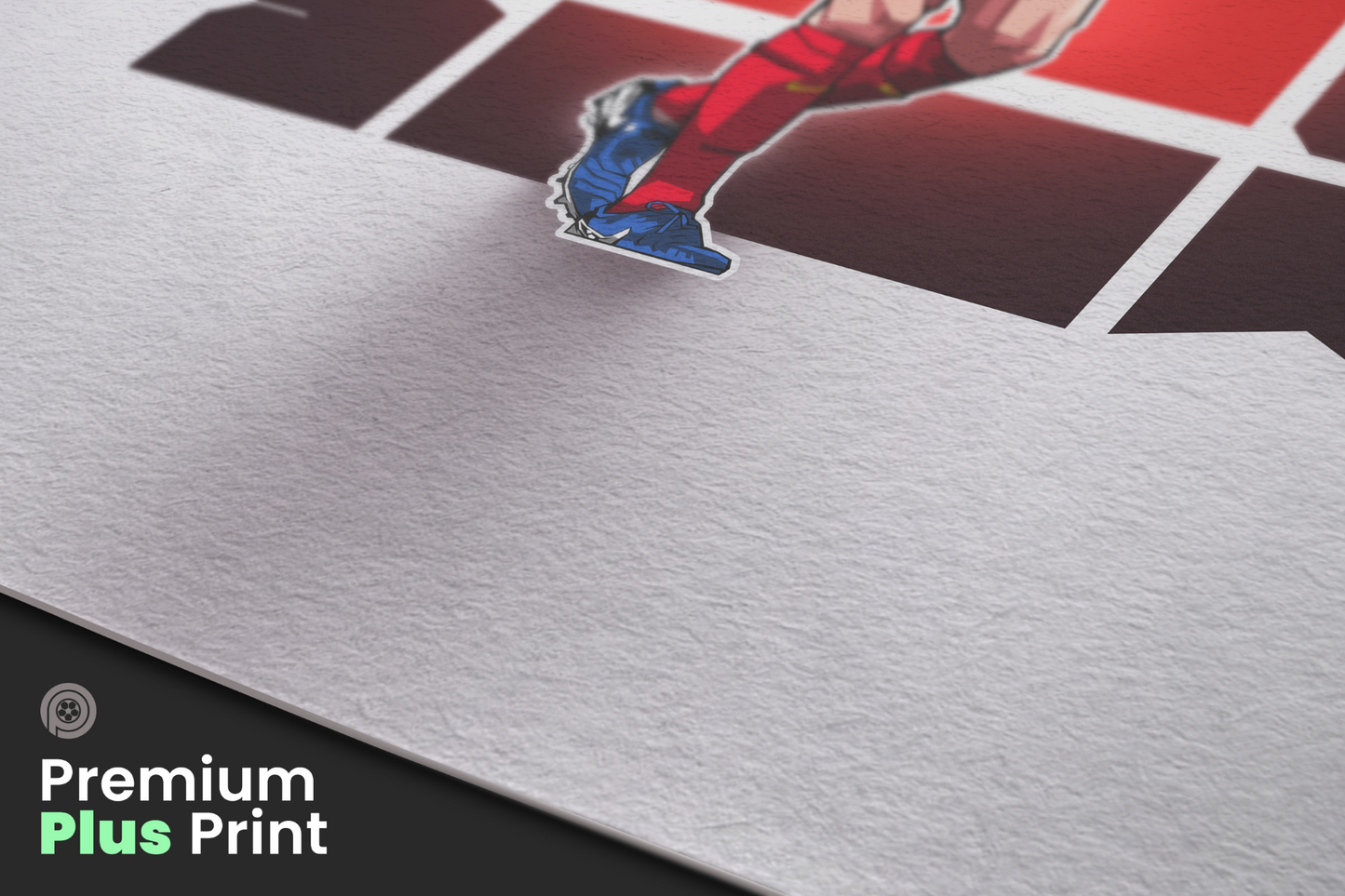 Virgil Van Dijk Cube Art Print