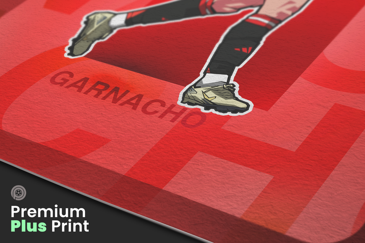 Alejandro Garnacho Repeat Art Print