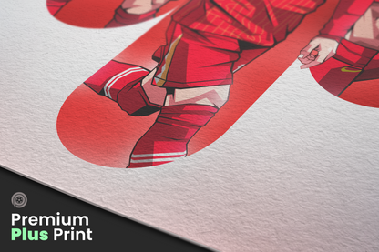Luis Díaz, Mohamed Salah & Virgil Van Dijk Trio Tubes Art Print