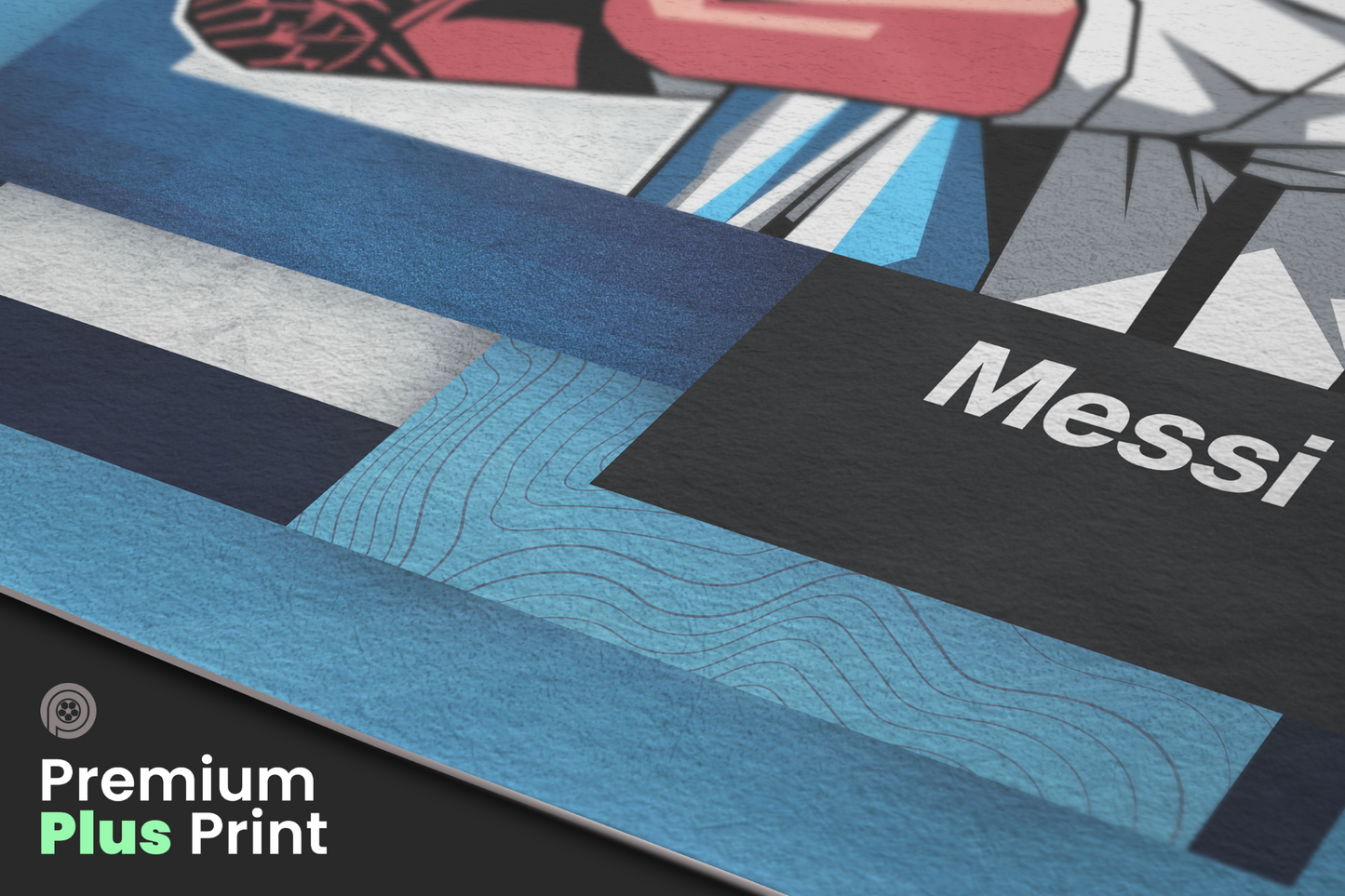 Lionel Messi Mosaic Art Print