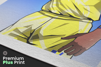 Jean-Philippe Mateta Gradient Art Print