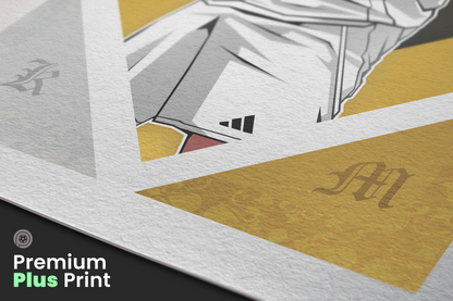 Kylian Mbappé Diamonds Art Print
