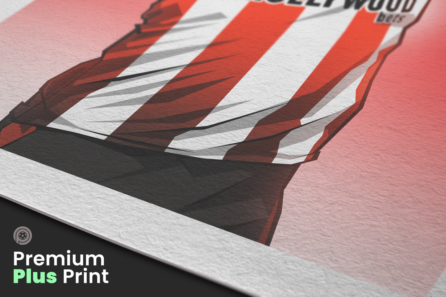 Bryan Mbeumo Gradient Art Print