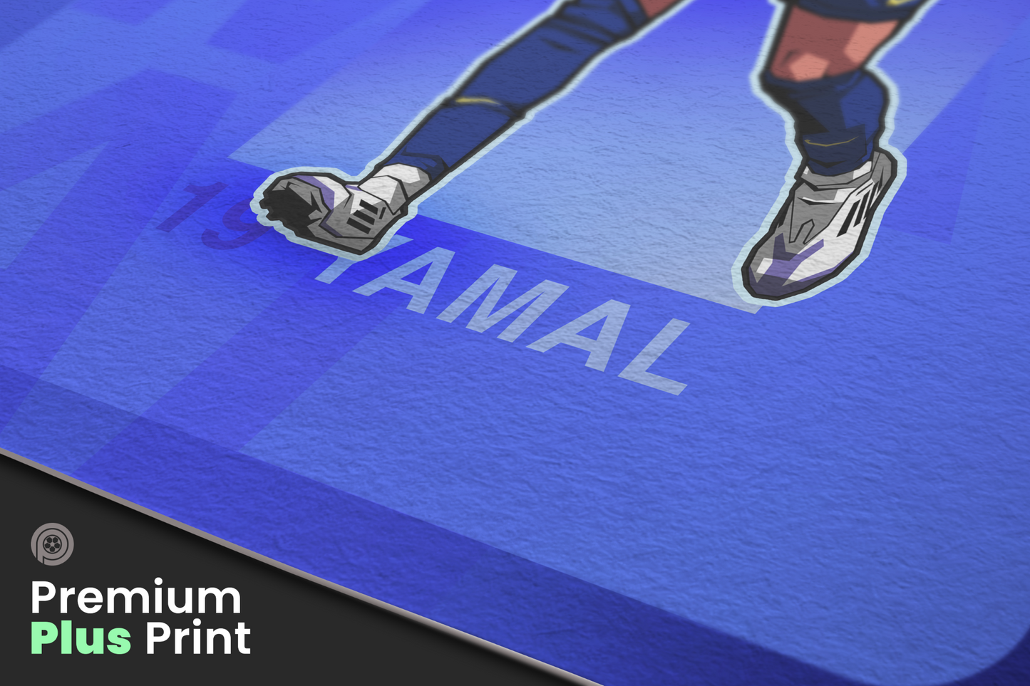 Lamine Yamal Repeat Art Print